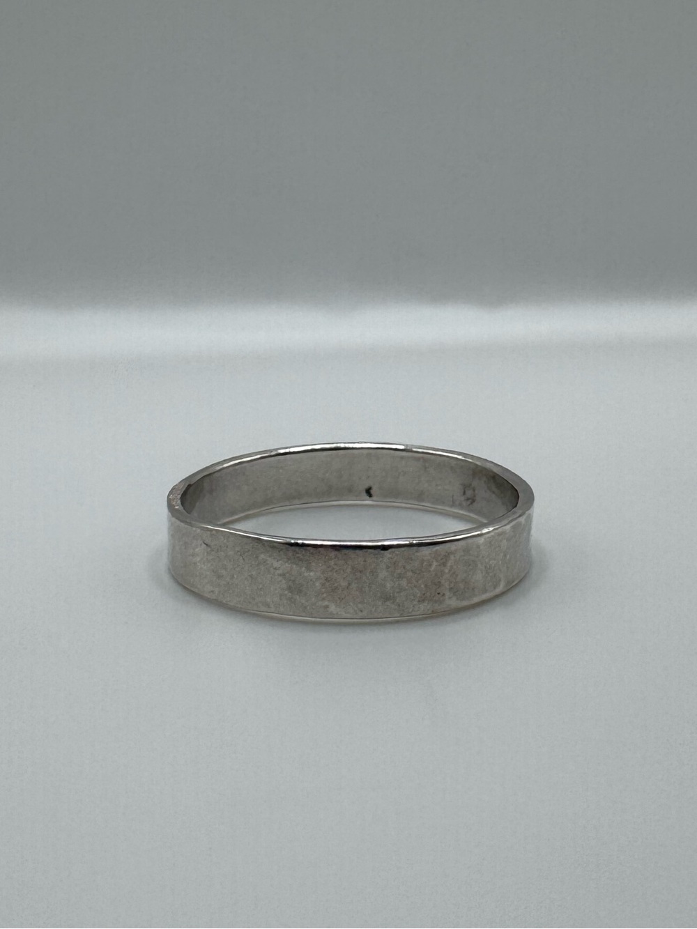 Sterling Silver 925 Textured Band Size 8